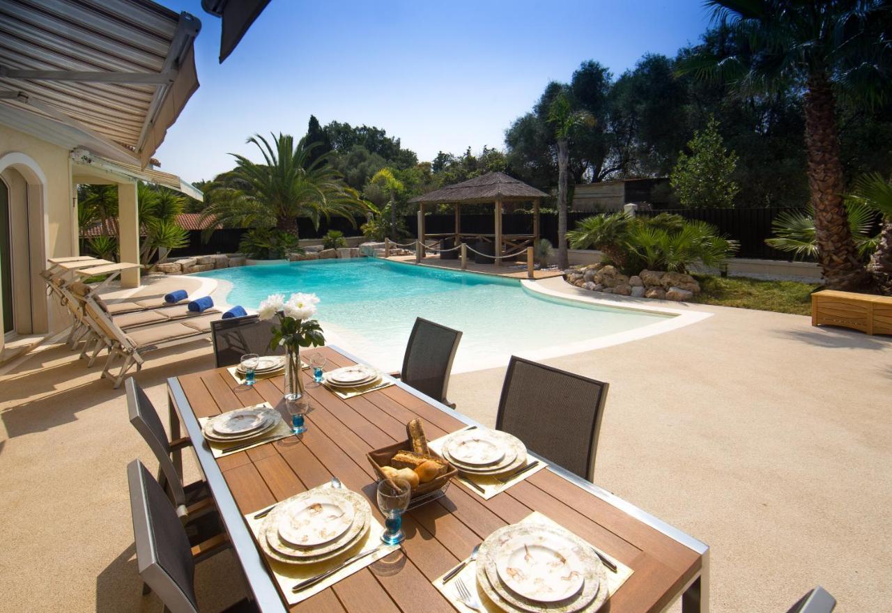 El Paradisio Splendid 5 Stars Villa Atypical In Antibes With Overflowing Swiming Pool المظهر الخارجي الصورة