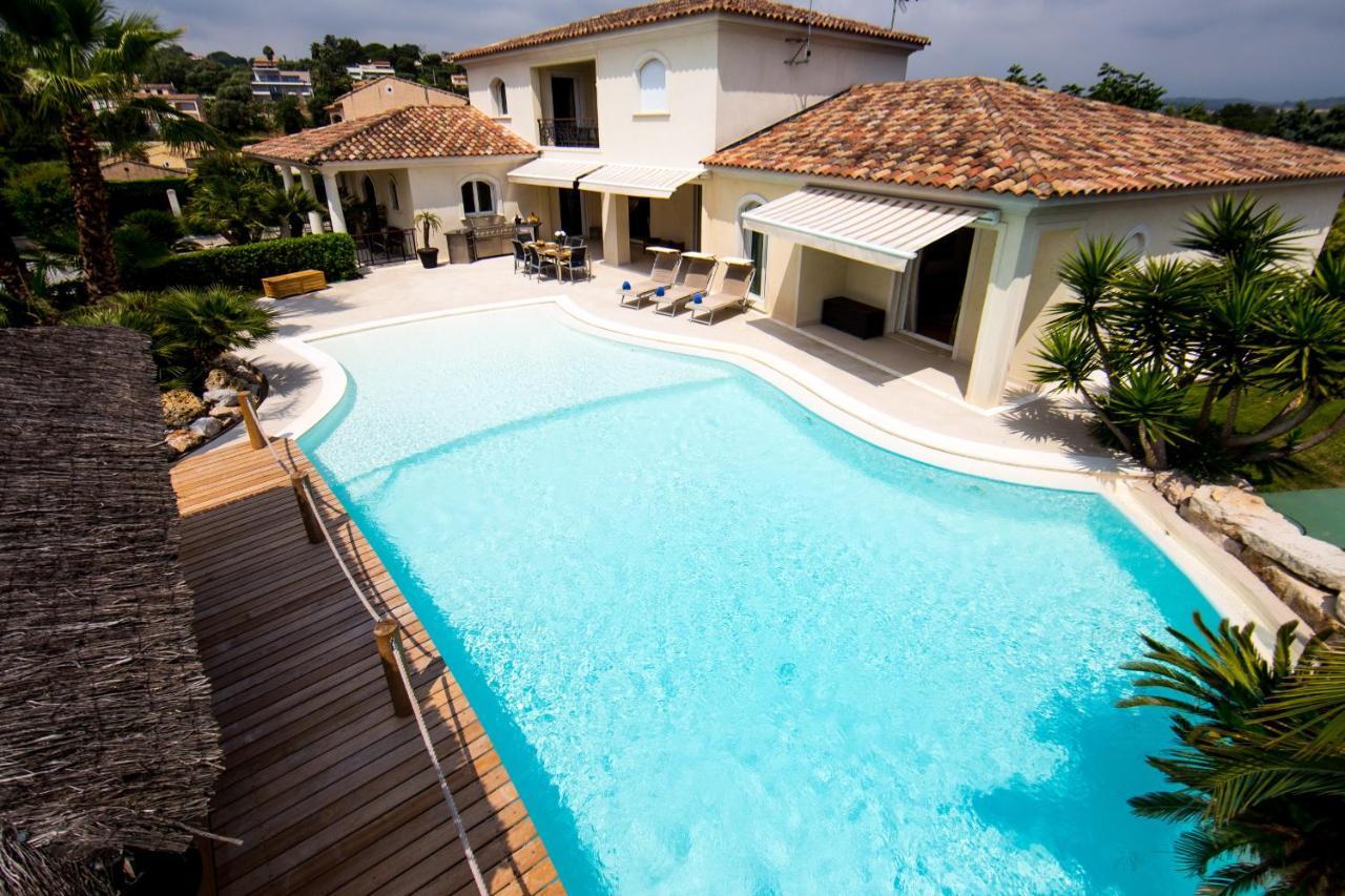 El Paradisio Splendid 5 Stars Villa Atypical In Antibes With Overflowing Swiming Pool المظهر الخارجي الصورة